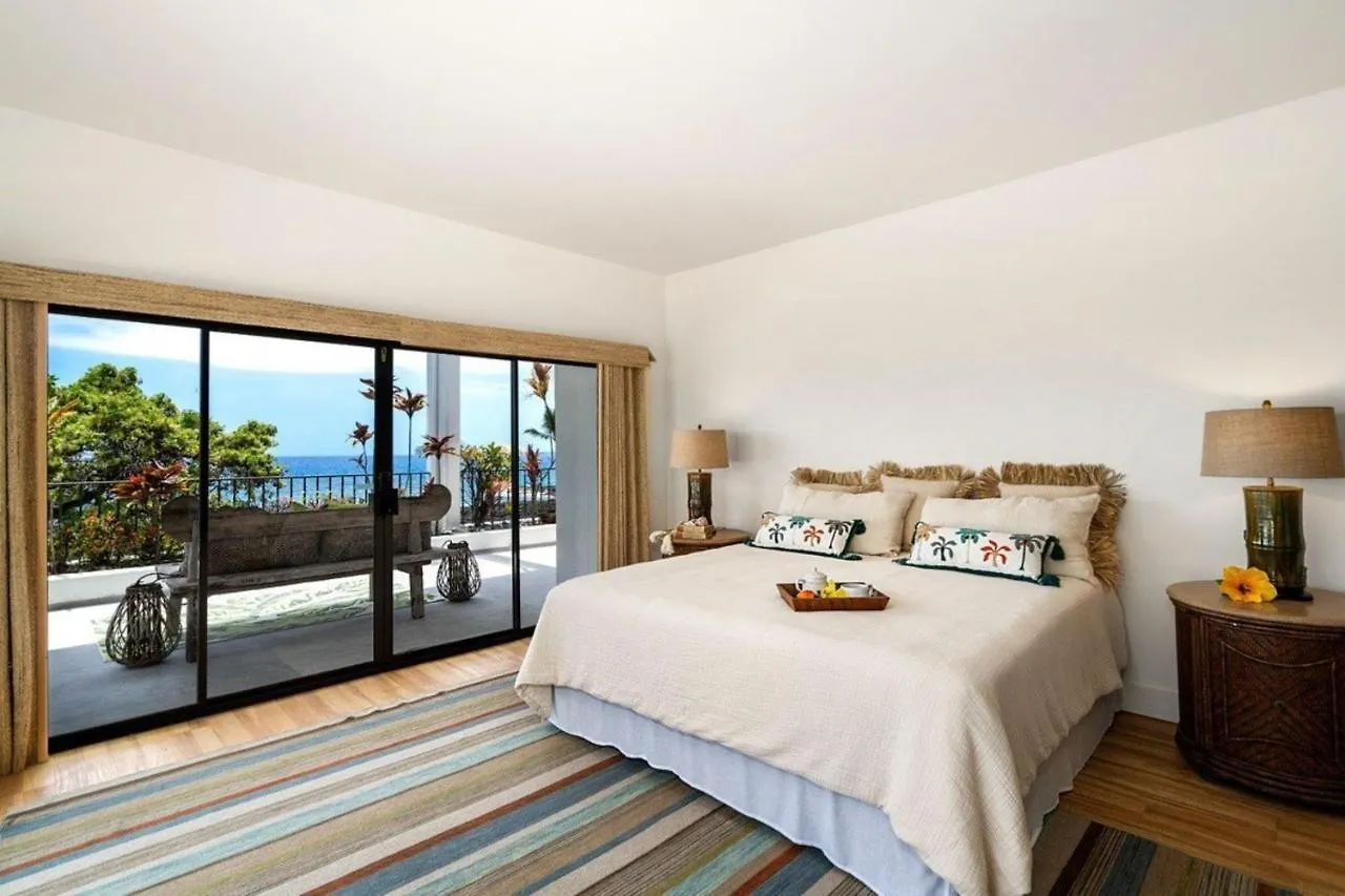 카일루아 코나 Spectacular Oceanfront Royal Sea Cliff 209 By Casago Kona 빌라