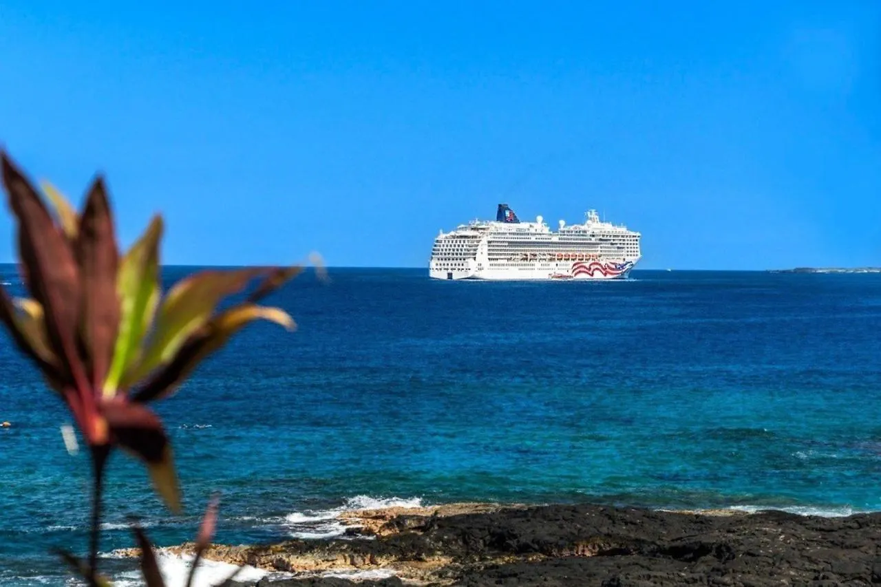 Semesterbostad Spectacular Oceanfront Royal Sea Cliff 209 By Casago Kona Villa Kailua-Kona USA